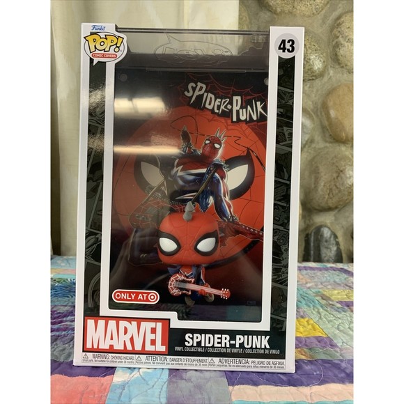 Funko Other - Funko Pop! Marvel Spider-Man Spider-Punk Target Exclusive Comic cover W Case New